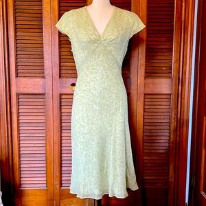 Talbots Pure Silk lined dress 14
